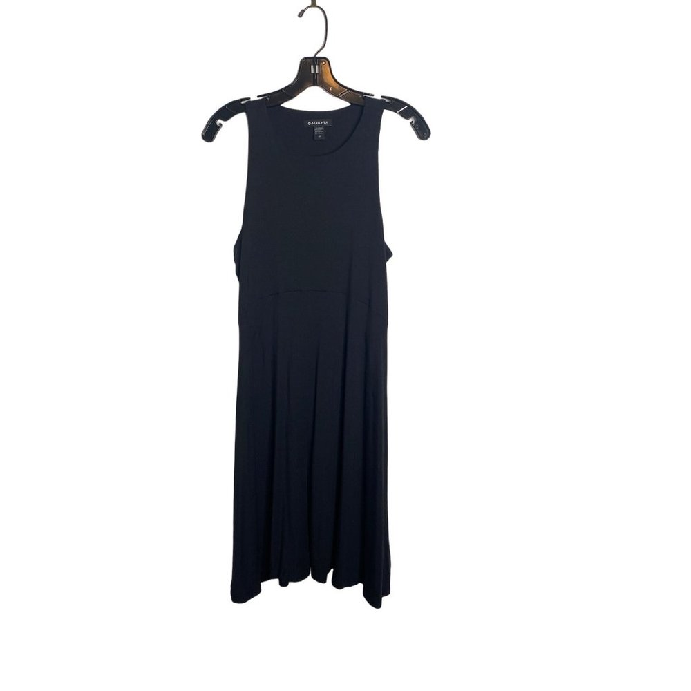 ATHLETA WOMEN'S BLACK SANTORINI THERA DRESS SZ M